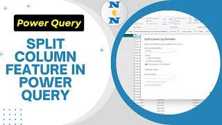 Split Column Feature in Power Query of Power BI | Step by Step Tutorial