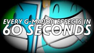 BFDIA 4 But Every G-Major Effects in 60 Seconds [1-11]