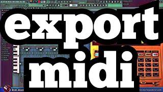 Export DR 880 midi to FLStudio win10