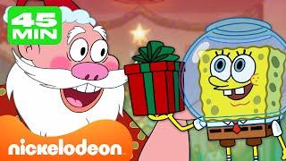 Spongebob | Momen-Momen Musim Dingin di Bikini Bottom! | Kompilasi 45 Menit | Nickelodeon Bahasa