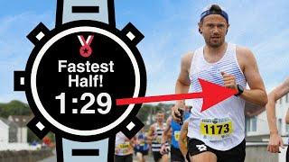 How to Run a Sub 1:30 Half Marathon (training & tips!)