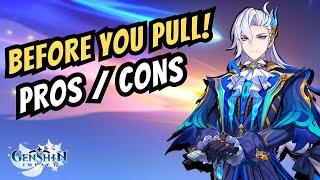 BEFORE YOU PULL NEUVILLETTE!!! - PROS / CONS – Things to Consider | Genshin Impact 4.1 Banner