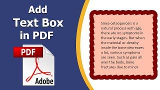 How to insert text box in pdf using adobe acrobat pro dc