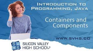 Containers and Components : Intro to Programming Java