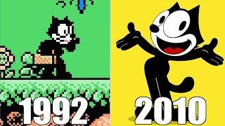 Evolution of Felix The Cat Games [1992-2010]