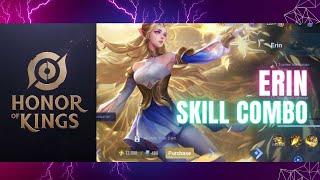 HONOR OF KINGS   HOK   ERIN SKILL COMBO