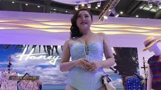 4K 泳裝|2018深圳內衣展 外場泳裝系列3 內衣 美女 模特 fashion show 下著  Beauty 속옷 比基尼  bikini underwear