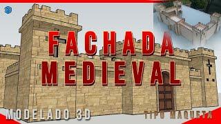 "CREA una FACHADA MEDIEVAL en SKETCHUP"