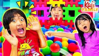 HIDE and SEEK Kaji Family Fun Games!