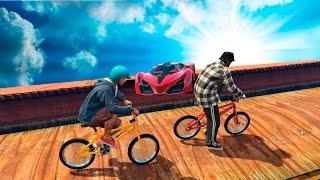 МАШИНЫ ПРОТИВ BMX - ВЕСЕЛЫЙ DEATHRUN (GTA 5 Смешные моменты)