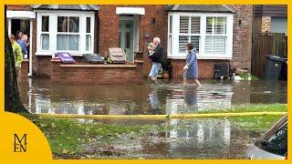 Flooding hits parts of England as month’s worth of rain forecast