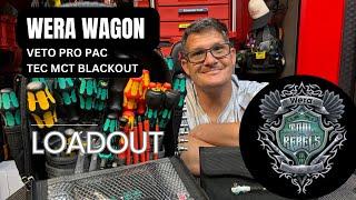 @VetoProPacToolBags Loadout | Tec MCT Blackout Bag FULL of @WeraToolRebels| The Wera Wagon