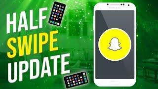 Snapchat Half Swipe Notification 2021 (NEW!)