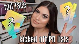 FULL FACE OF BRANDS THAT KICKED ME OFF THEIR PR LIST 