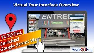 Virtual Tour Interface Overview by Visite 360 Pro