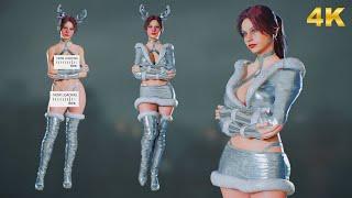 Resident Evil 2 | Claire Silver Xmas Bikini 4K | MangakaDenizGaming