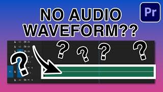 No Audio Waveform in Adobe Premiere Pro??? (EASY FIX!)