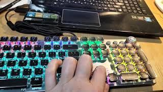 Розпакування Клавиатура проводная Aula Fireshock V5 Mechanical Wired Keyboard  з ROZETKA