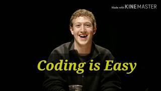 Coding is easy,|| explained by mark zuckerberg,