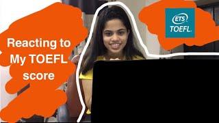 TOEFL iBT Special Home Edition exam result day | reacting to my TOEFL score