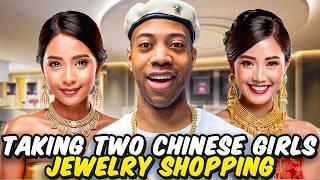 ​Rich Black English Teacher Splurges On Two Chinese Girls During Jewelry Shopping Date