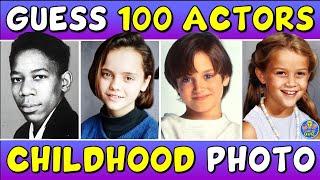 Guess the "100 ACTORS FROM A CHILDHOOD PHOTO" QUIZ!  TRIVIA/CHALLENGE