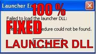 CS GO  FAILED TO LOAD THE LAUNCHER DLL (100% FIX)