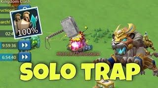 Lords Mobile - SOLO traps are not even traps now. Millions of troops disappear in seconds
