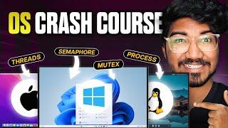 OS Crash Course | Operating System Concepts Explained Simply with Animations - 2025 | Tamil