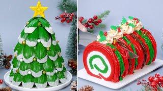  Amazing Cake Themed Christmas Recipes |  Beautiful Christmas Cake Decorating Ideas | So Yummy