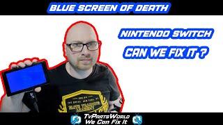 Nintendo Switch Blue Screen of Death BSOD Repair and damaged usb-c port repair