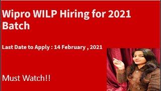 Phase 2 WILP Hiring FY 2021 || Must Watch