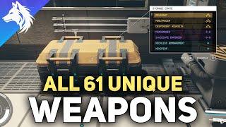 Starfield All 61 Unique Weapons & How To Get Them