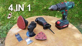 4 in 1 Multi Tool - Parkside PKGA 20-Li C2  | Unboxing and Test