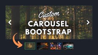 Custom Carousel Slider Bootstrap 5 | Slider Carousel Tutorial