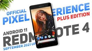 (Stable) Official Pixel Experience Plus | Redmi Note 4 | Android 11 | September 2021 Update