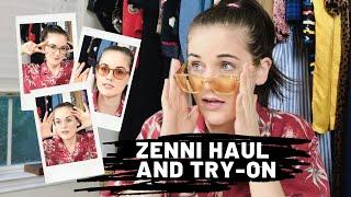 ZENNI OPTICAL: HAUL and TRY-ON! (6 pairs!) glasses w/ fashion lens tints #zenni #zennioptical REVIEW