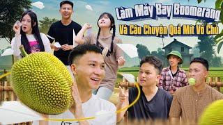 LÀM MÁY BAY BOOMERANG VÀ CÂU CHUYỆN QUẢ MÍT VÔ CHỦ | Hai Anh Em Phần 754 | Phim Hài Hước Gãy Media