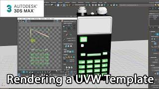 Product Visualization in 3ds Max: Rendering a UVW Template – Lesson 10 / 15