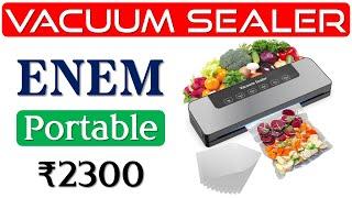 ENEM Vacuum Sealer Review ►वैक्यूम सीलर ►Vacuum Sealer for Shop ►Dry Wet Vacuum Sealer under 2500