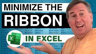 Excel - Master Excel: How to Minimize the Ribbon for More Workspace | Excel Tutorial - Episode 391