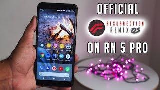 Official ResurrectionRemix On Redmi Note 5 Pro (whyred) || Full Review!