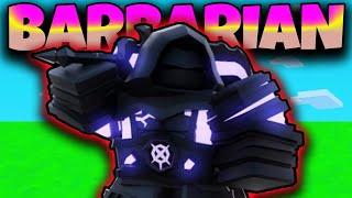 I used BARBARIAN in new ARENA MODE in Roblox Bedwars