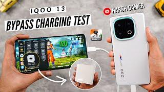 iQOO 13 - BGMI Bypass Charging Test With FPS Meter, Heating & Battery Test 