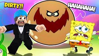 NAKIPAG LABAN KAMI KAY DIRTY BUBBLE | ROBLOX | Spongebob Tower Defense