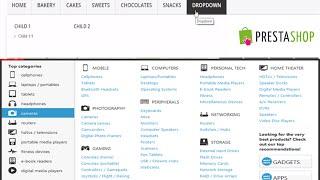 How to create mega dropdown menu in Prestashop in very simple steps