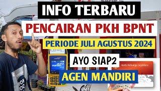 Info terbaru pencairan PKH dan BPNT 4 agustus 2024 periode Juli Agustus 2024 di Agen Bank Mandiri