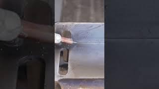 MIG like TIG Welding with Flux Core #fluxcore