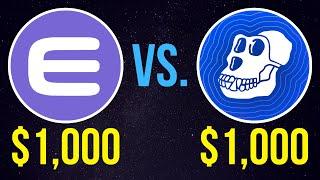 $1,000 Enjin vs. $1,000 ApeCoin – Who Wins? | Enjin Coin or APE?
