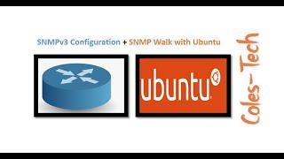 Snmpv3 Configuration +Snmp walk with Ubuntu (Networking Tip)